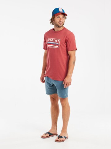 PROTEST Shirt 'PRTBarn' in Red