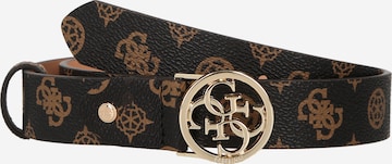 Ceinture 'LORALEE' GUESS en marron : devant