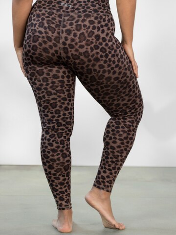 Hey Honey Skinny Leggings 'Leo' in Braun