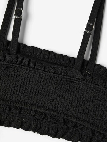 Bustier Bikini 'Filippa' NAME IT en noir