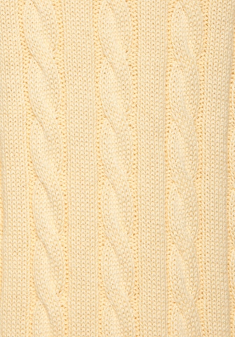 LASCANA Pullover in Gelb