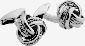 Tateossian London Cufflinks 'Classic Knot' in Silver: front