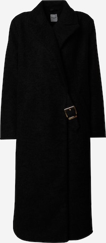 Hoermanseder x About You Between-Seasons Coat 'Naomi' in Black: front