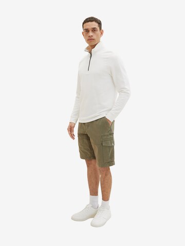 TOM TAILOR Regular Shorts in Grün