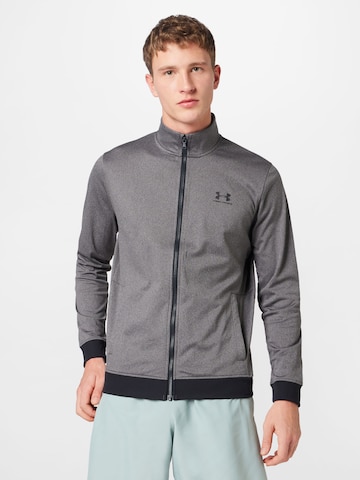 UNDER ARMOUR Trainingsjacke in Grau: predná strana