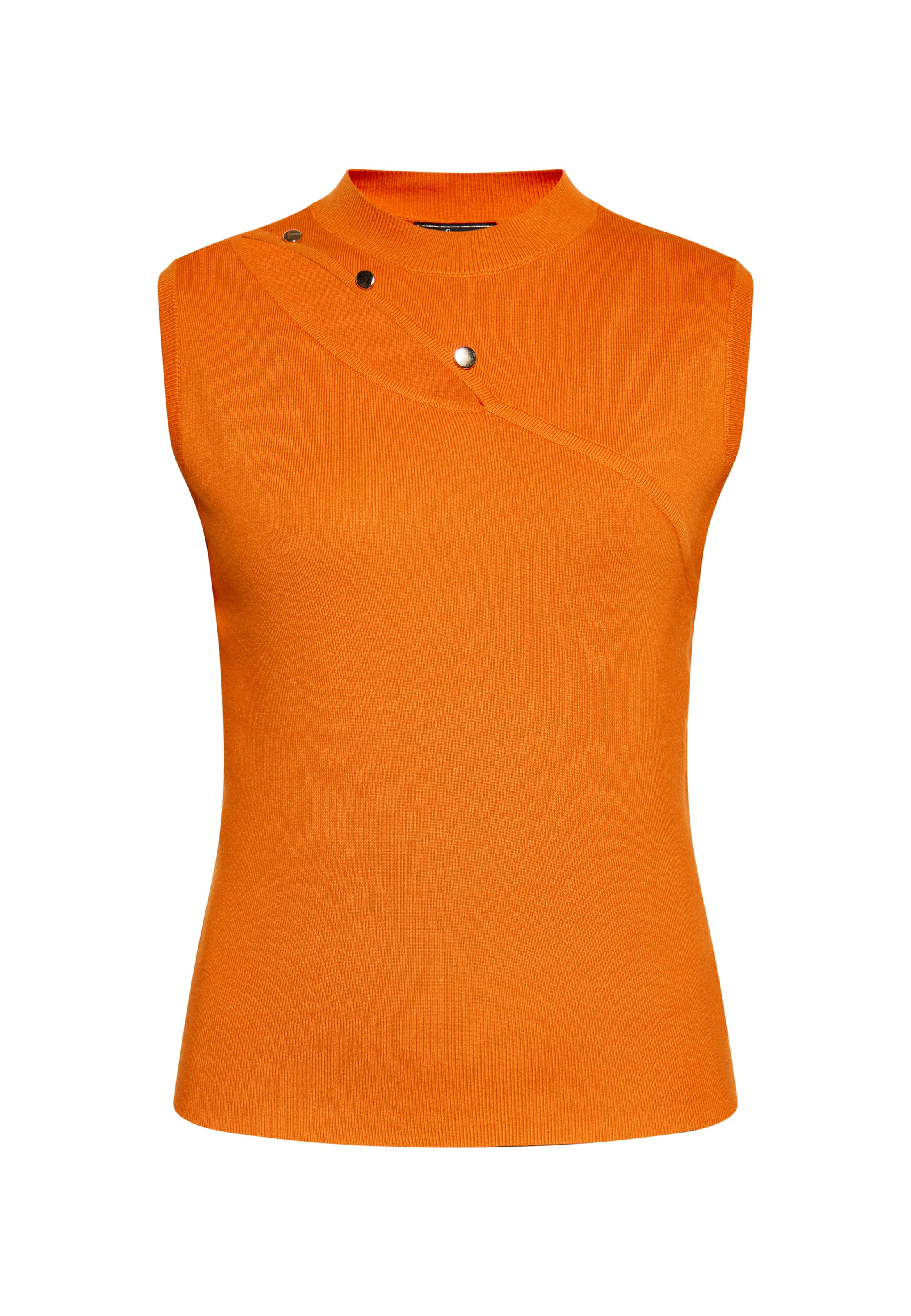 faina - Top de malha em laranja: frente