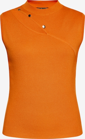 Pull-over faina en orange : devant