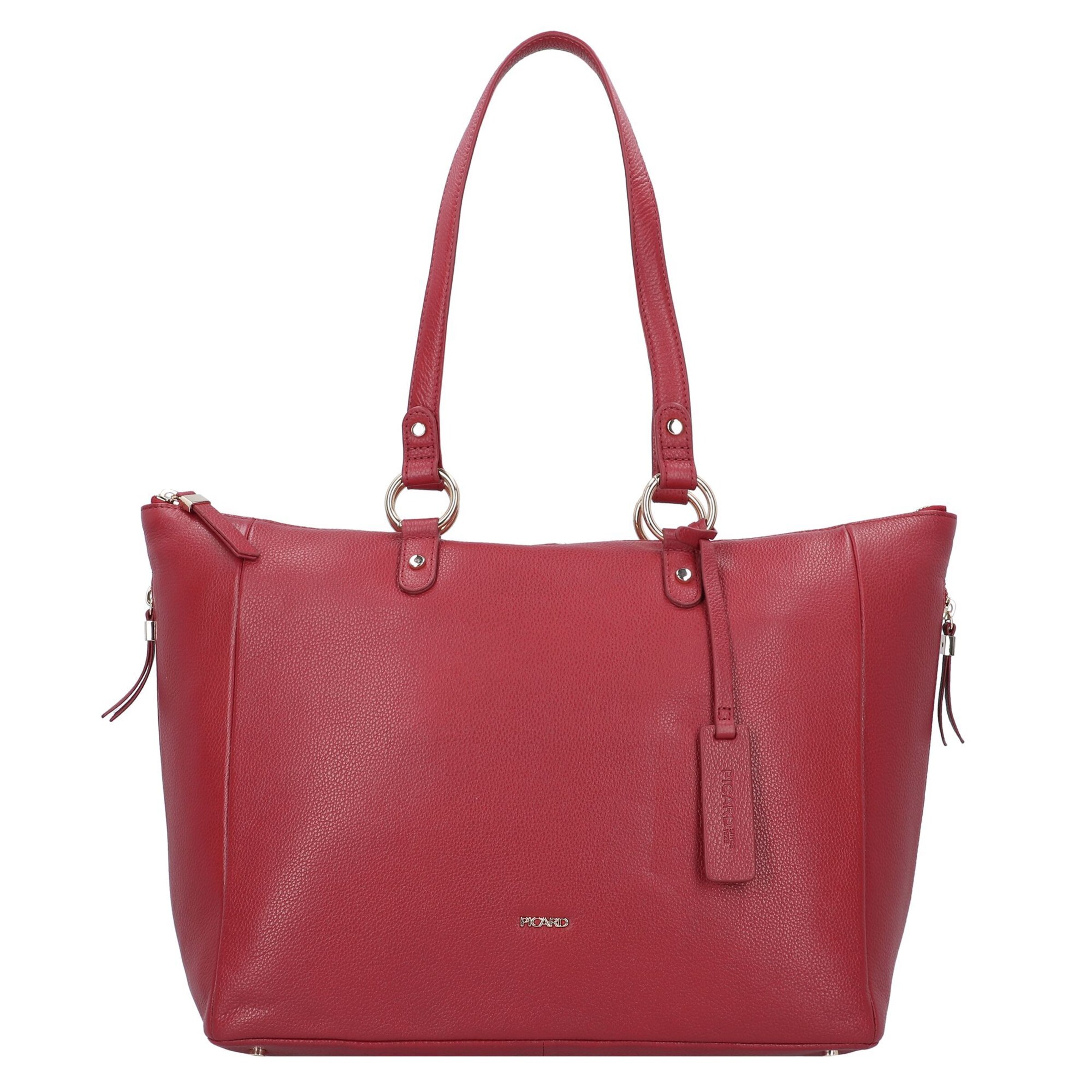 Picard Shopper 'Java ' in Rood: voorkant