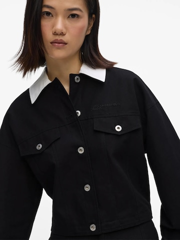 Geacă de primăvară-toamnă de la KARL LAGERFELD JEANS pe negru