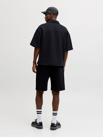 JACK & JONES Comfort Fit Hemd in Schwarz