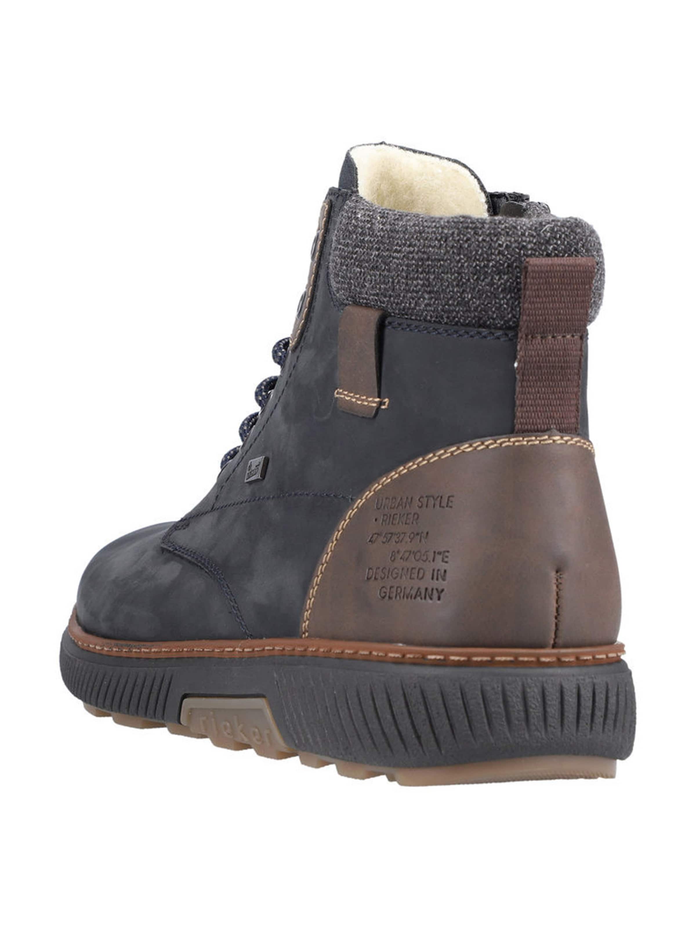 Bottines à lacets Rieker en bleu