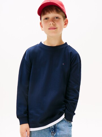zils TOMMY HILFIGER T-Krekls 'ESSENTIAL': no priekšpuses