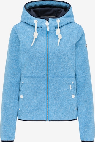 ICEBOUND Fleece jas in Blauw: voorkant