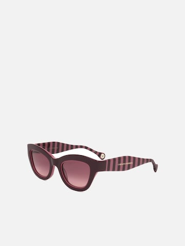 Carolina Herrera Zonnebril 'Carolina Herrera HER 0086/S Burgundy pink 51/23/145 Women Sunglasses' in Rood