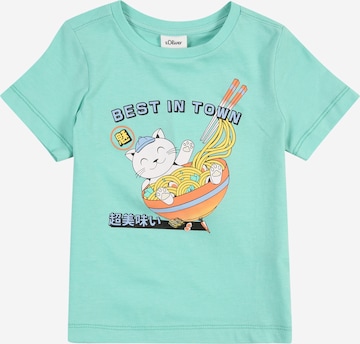 s.Oliver Shirt in Blauw: voorkant