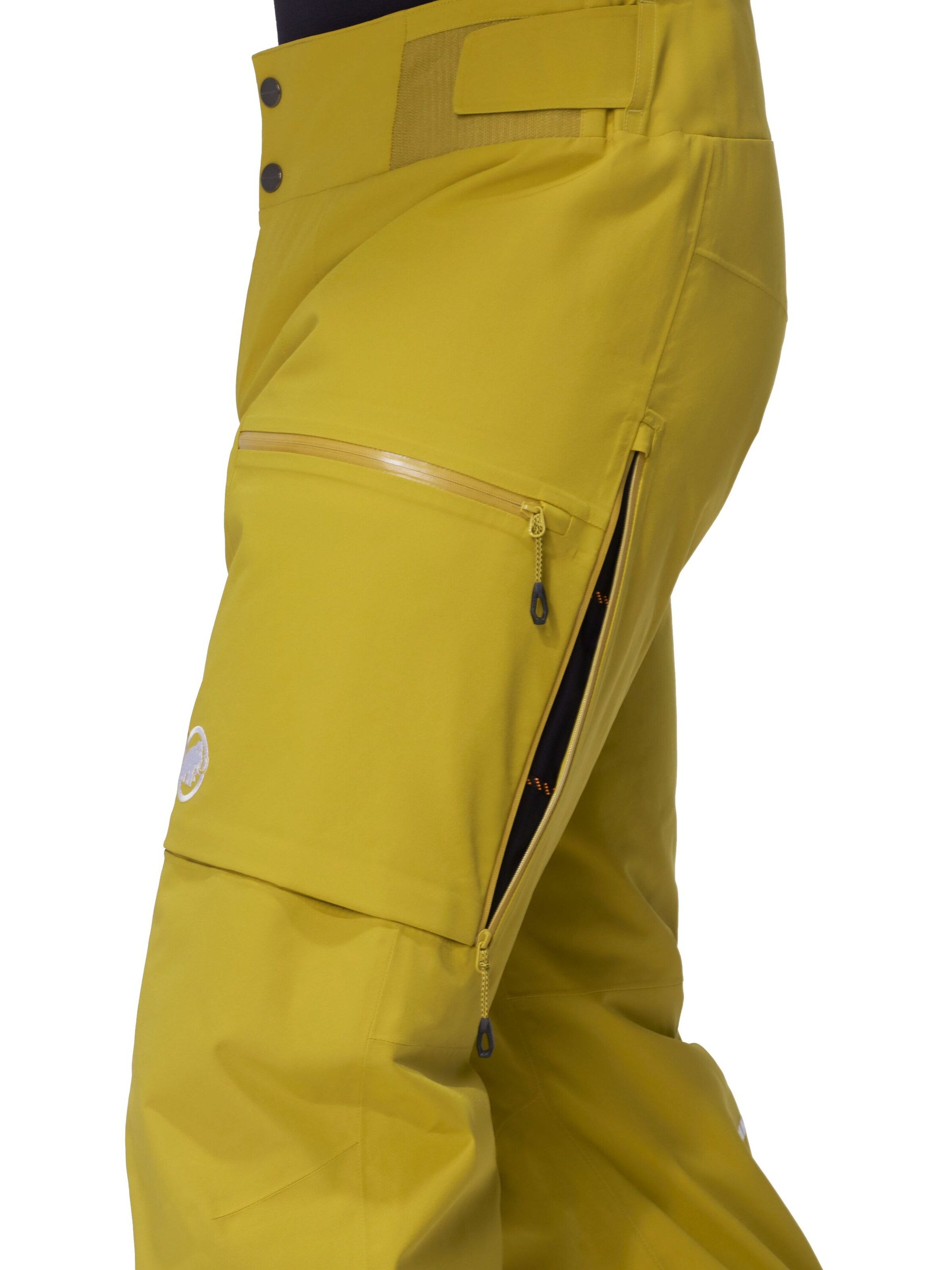 MAMMUT Loose fit Outdoor Pants in Yellow