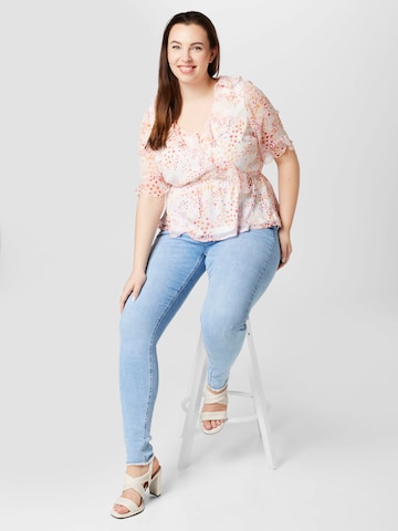 Vero Moda Curve - Blusa 'DORA KAYA' em branco