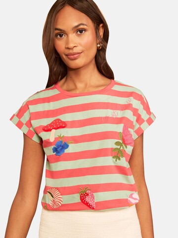 love & roses Shirt in Orange: front