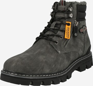 Dockers by Gerli Lace-Up Boots in Grey: front