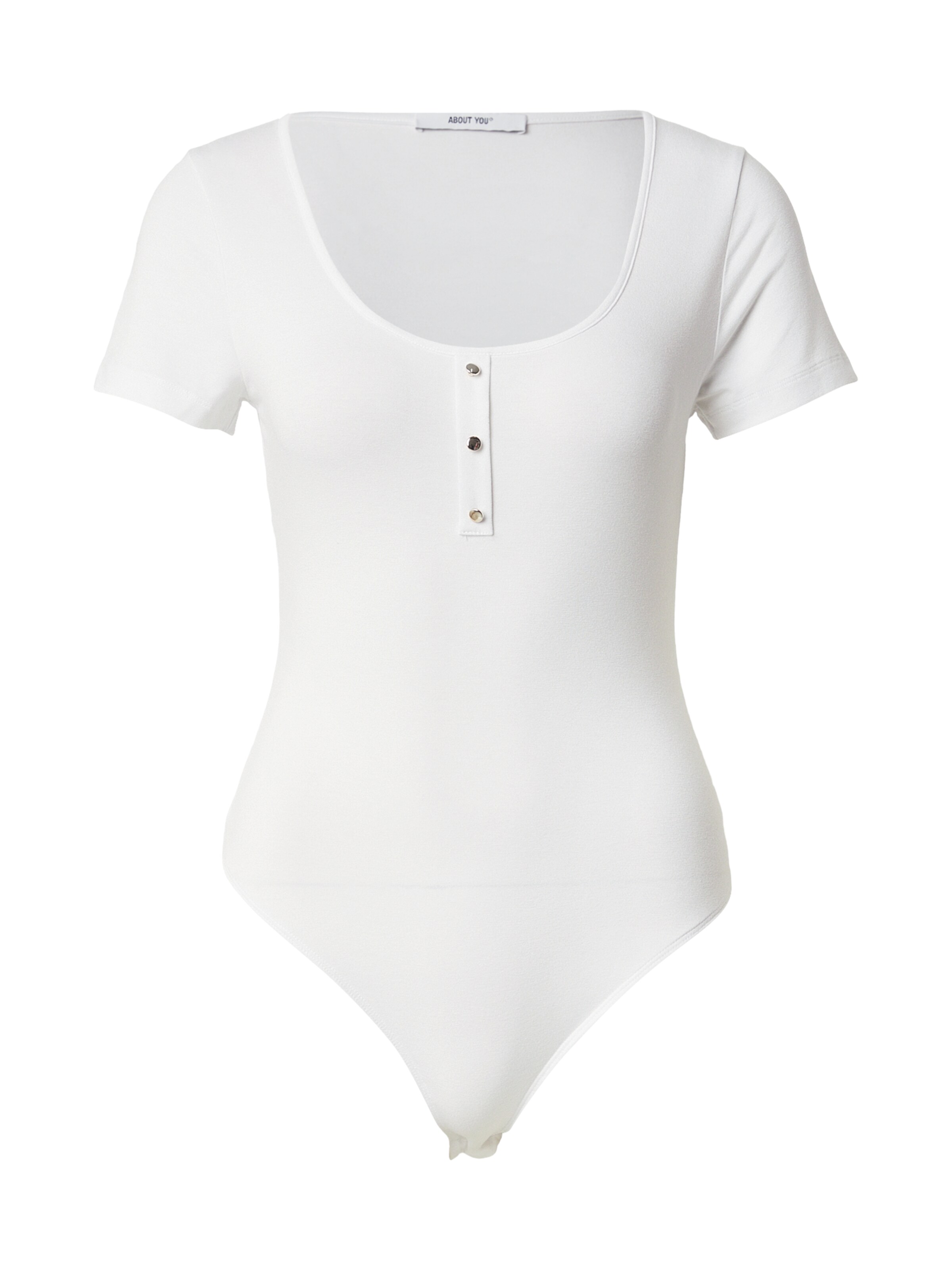 Shirtbody 'Valentina' ABOUT YOU en blanc : devant