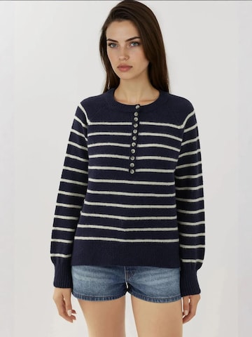 Hiccup Trui in Blauw: voorkant