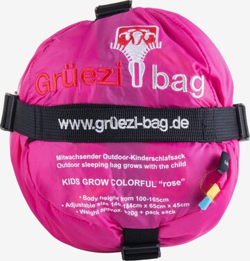 Grüezi Bag Schlafsack 'Kids Grow Colorful' in Pink