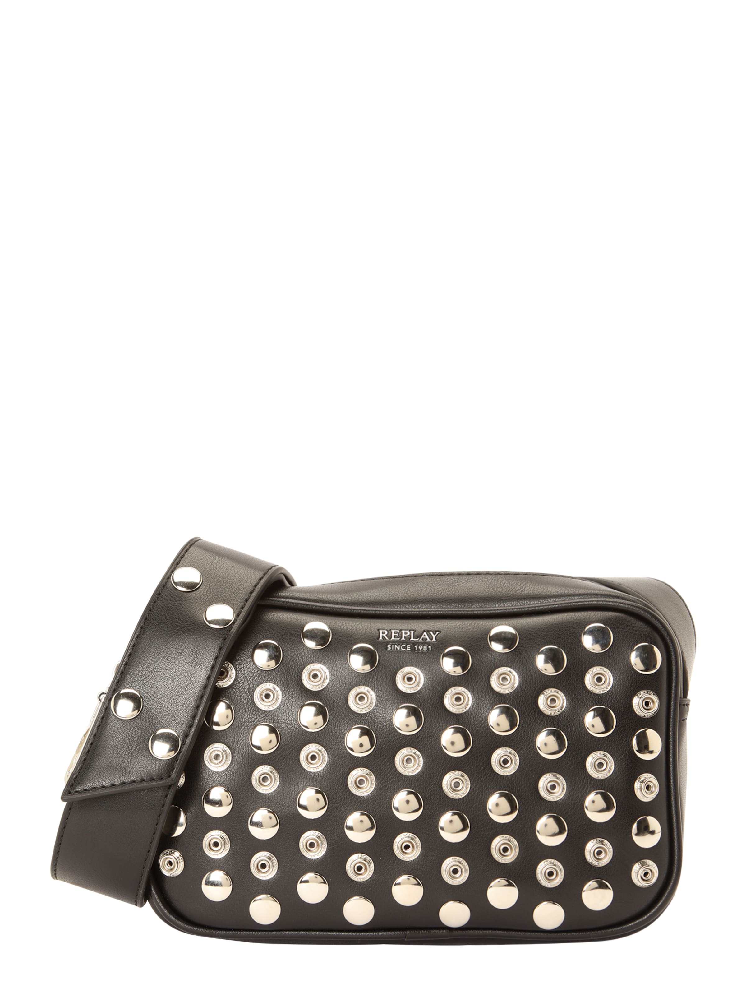 REPLAY Τσάντα ώμου σε μαύρο: μπροστά