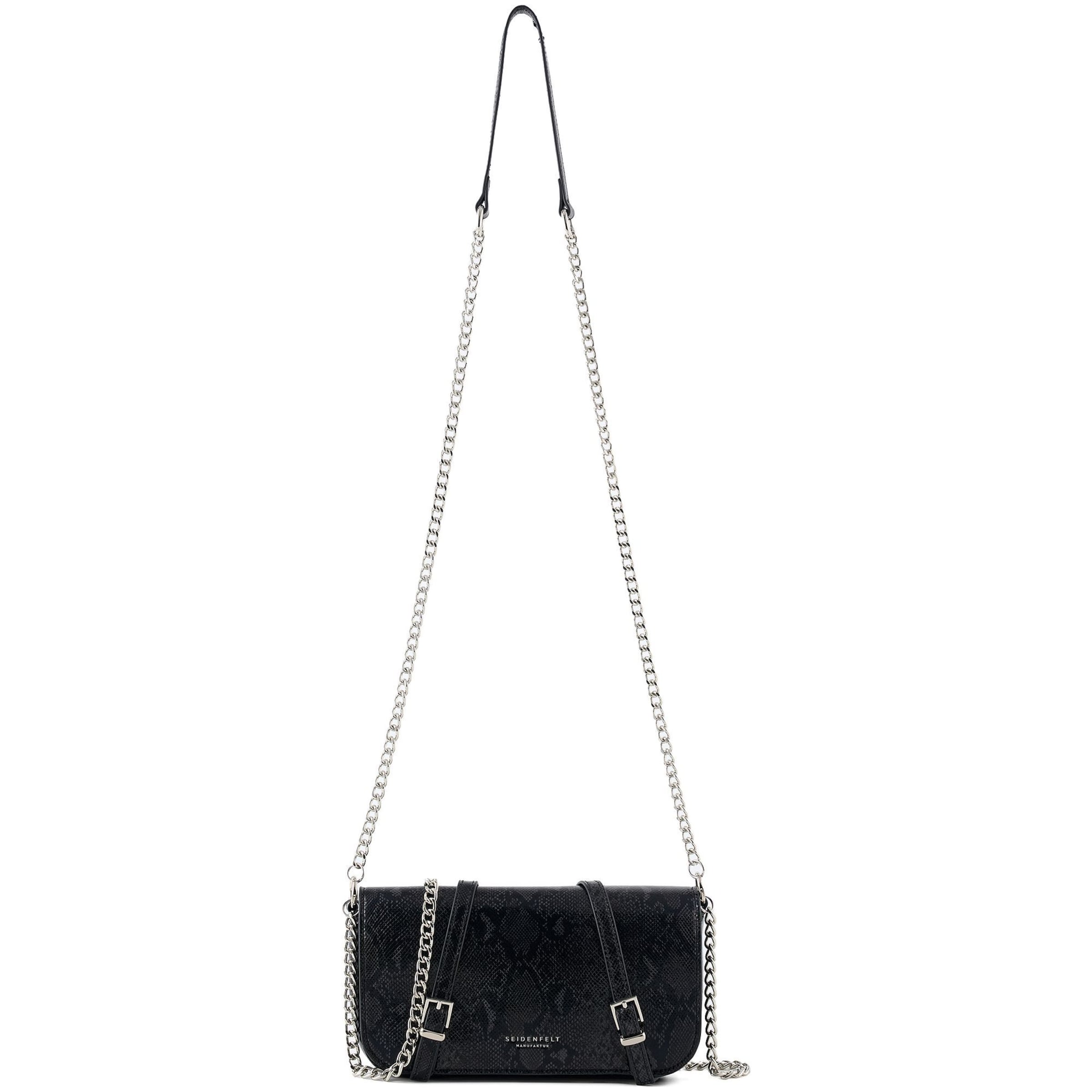 Seidenfelt Crossbody bag 'Lilleby' in Black: front