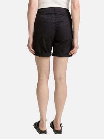 TOM TAILOR Regular Chino in Zwart