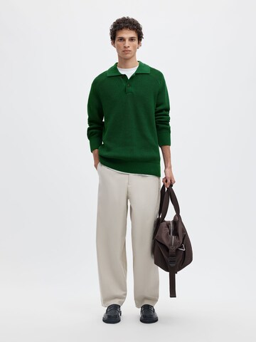 SELECTED Regular fit Trui in Groen