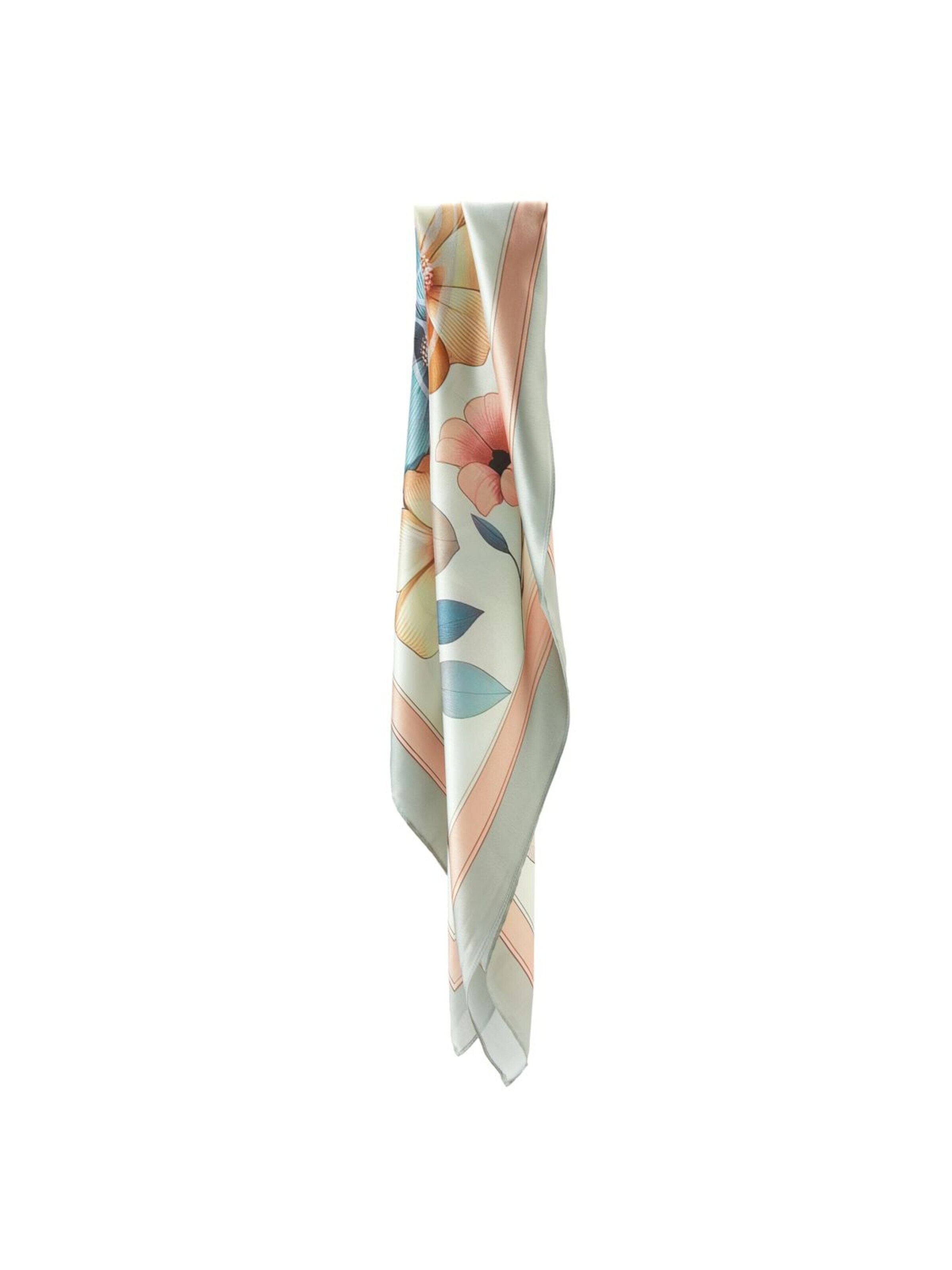 19V69 ITALIA Scarf 'Carré de soie Grand Spring Flowers' in Ø 90 in Light pink, Item view