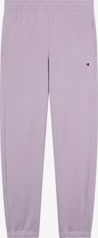 Effilé Pantalon Champion Authentic Athletic Apparel en violet : devant
