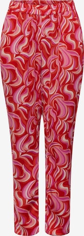 PIECES Loosefit Broek 'Julie' in Rood: voorkant