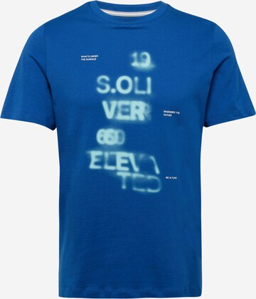 s.Oliver Shirt in Blauw: voorkant