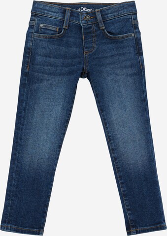 s.Oliver Slimfit Jeans 'Brad' in Blauw: voorkant