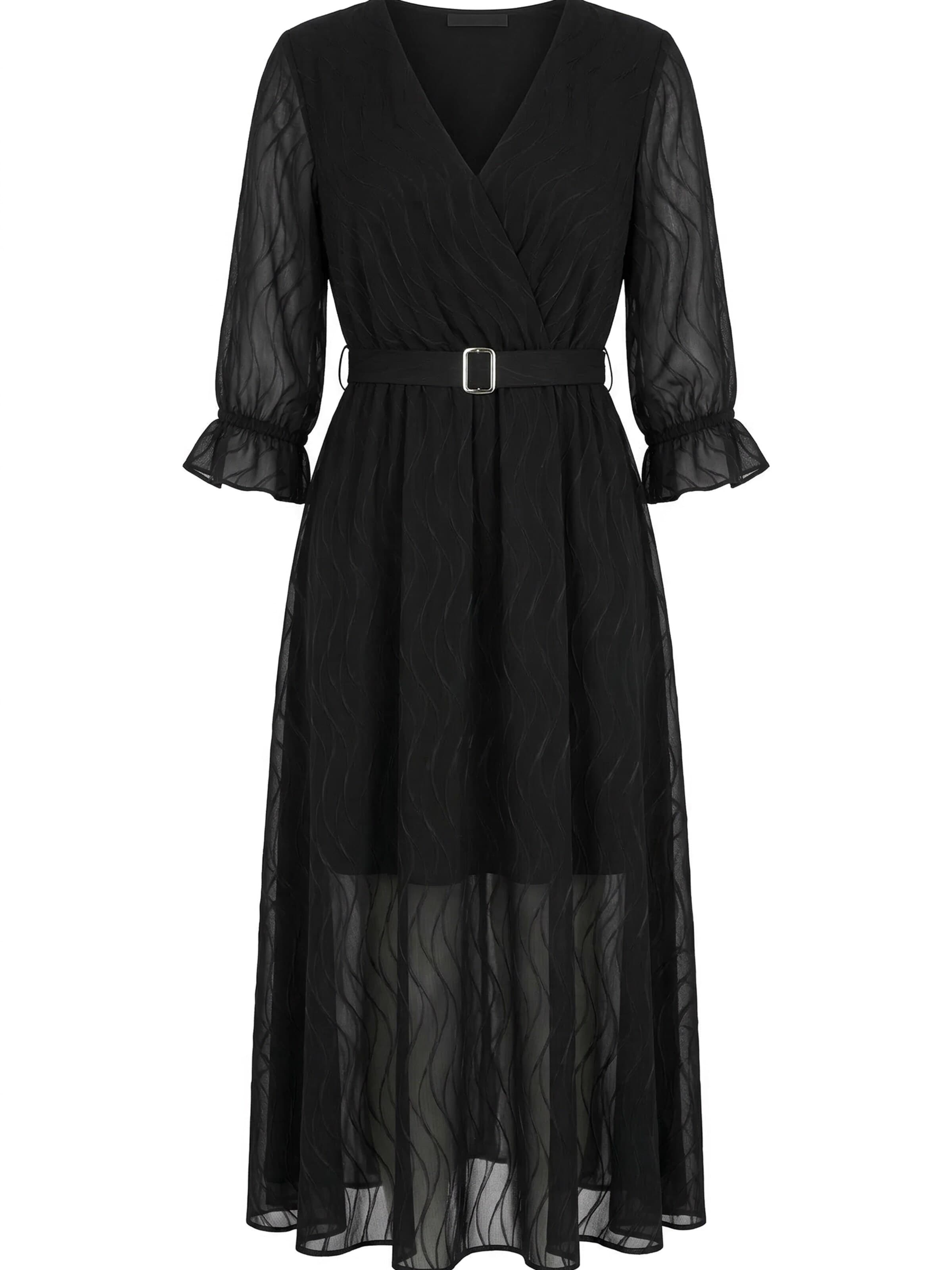 Figl Cocktailkleid‌‌‌‌ in Schwarz: Vorderseite