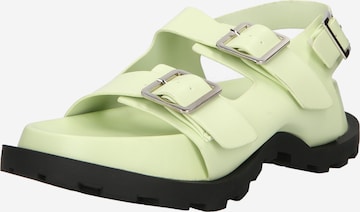 Warehouse Sandals in Green: front