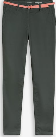 TOM TAILOR Chino in Groen: voorkant