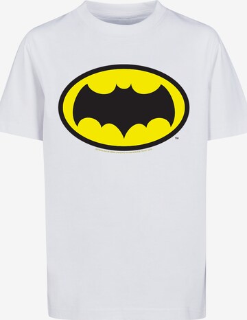 F4NT4STIC Shirt 'Batman' in Wit: voorkant
