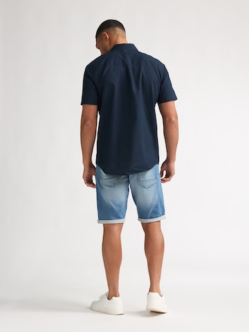 Petrol Industries Regular Fit Skjorte i blå