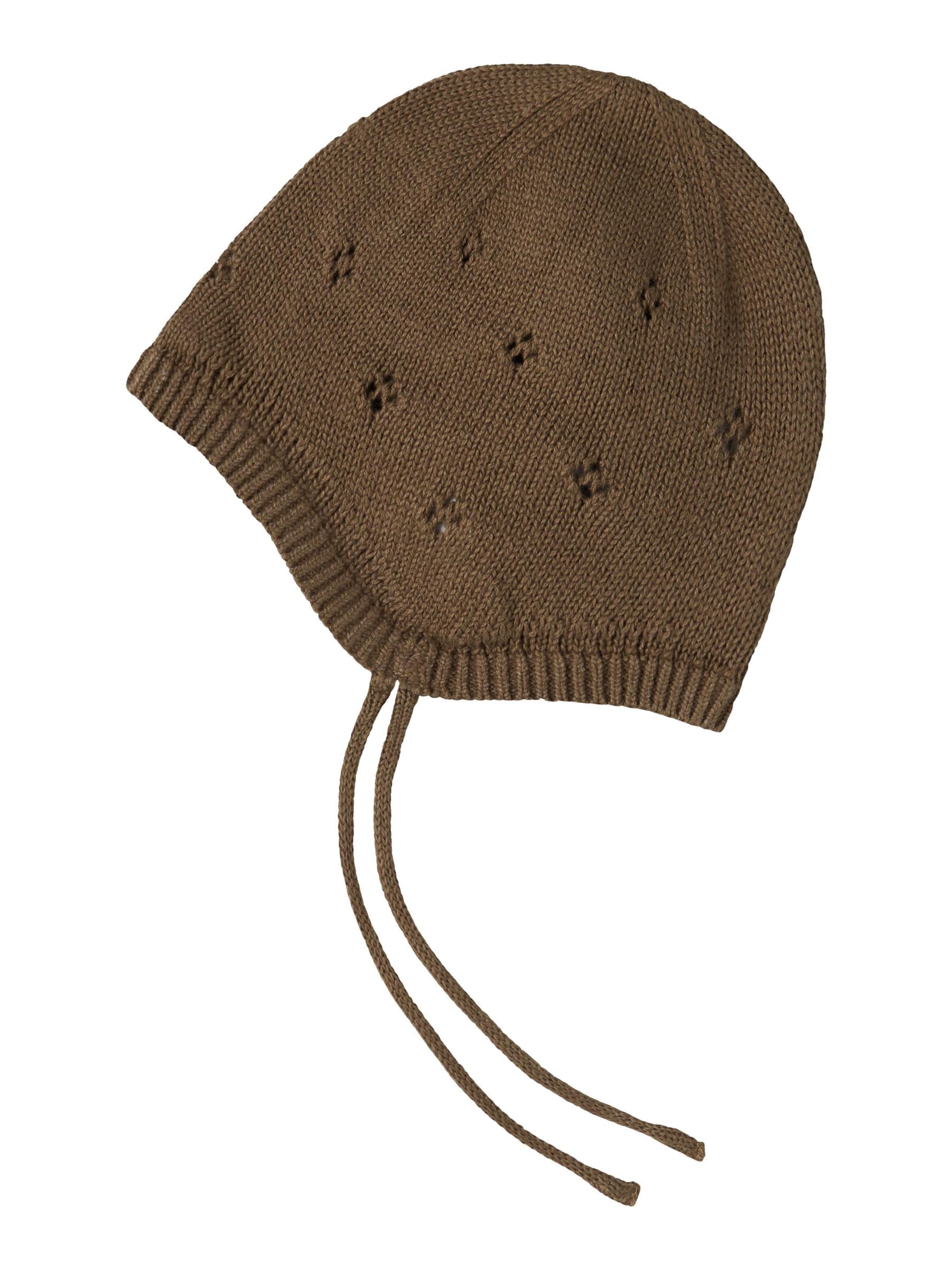 Lil'Atelier Beanie 'Everyday Essentials' in Brown: front