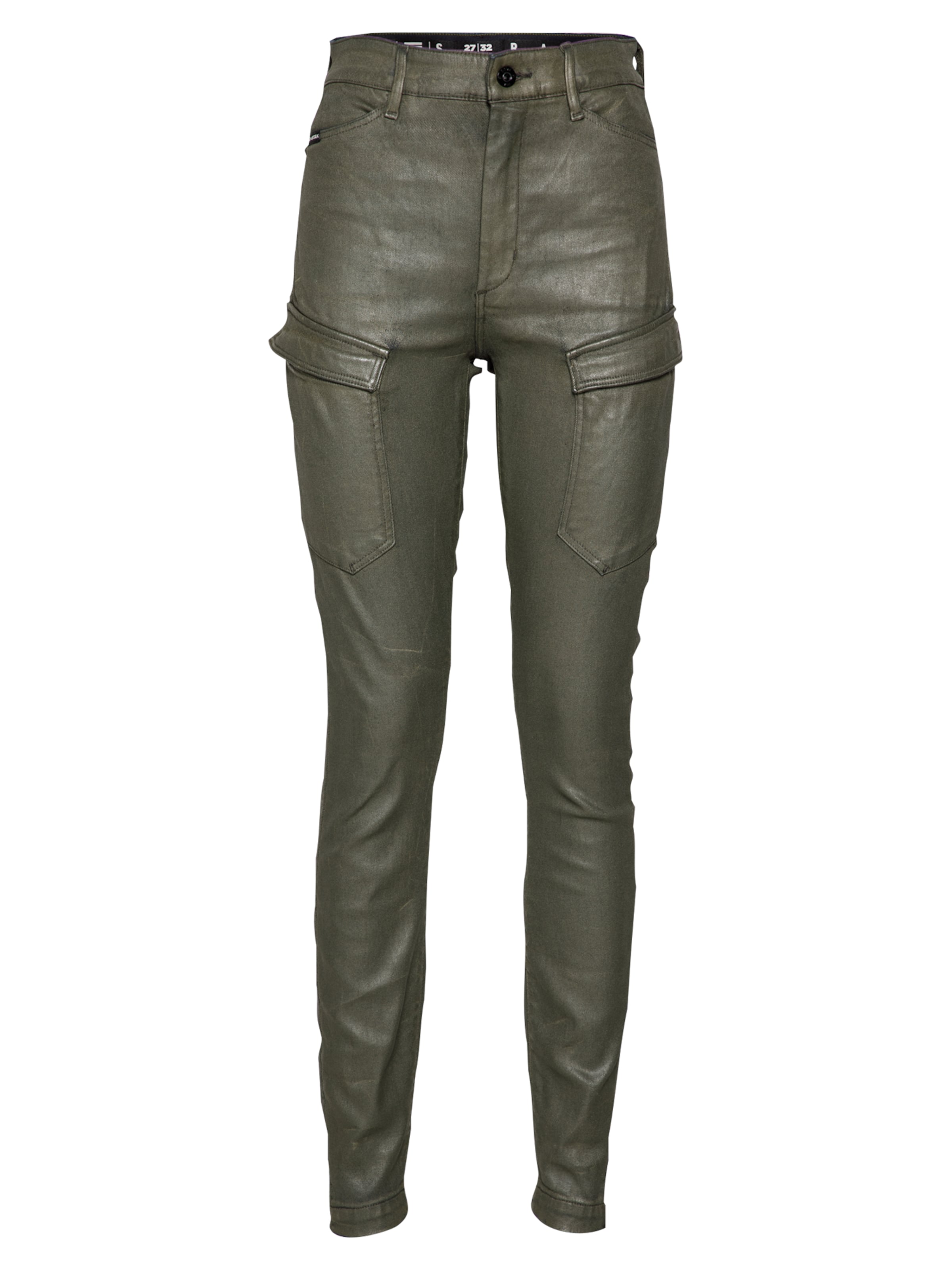 G-STAR Skinny Cargo jeans in Green: front
