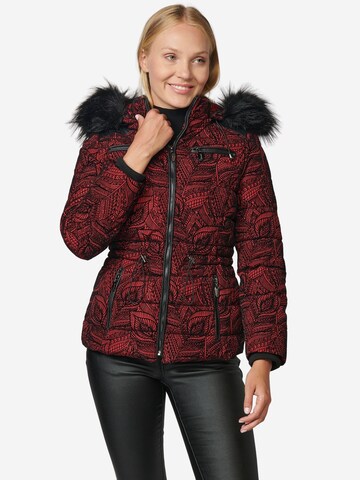 KOROSHI Winter jacket in Red: front
