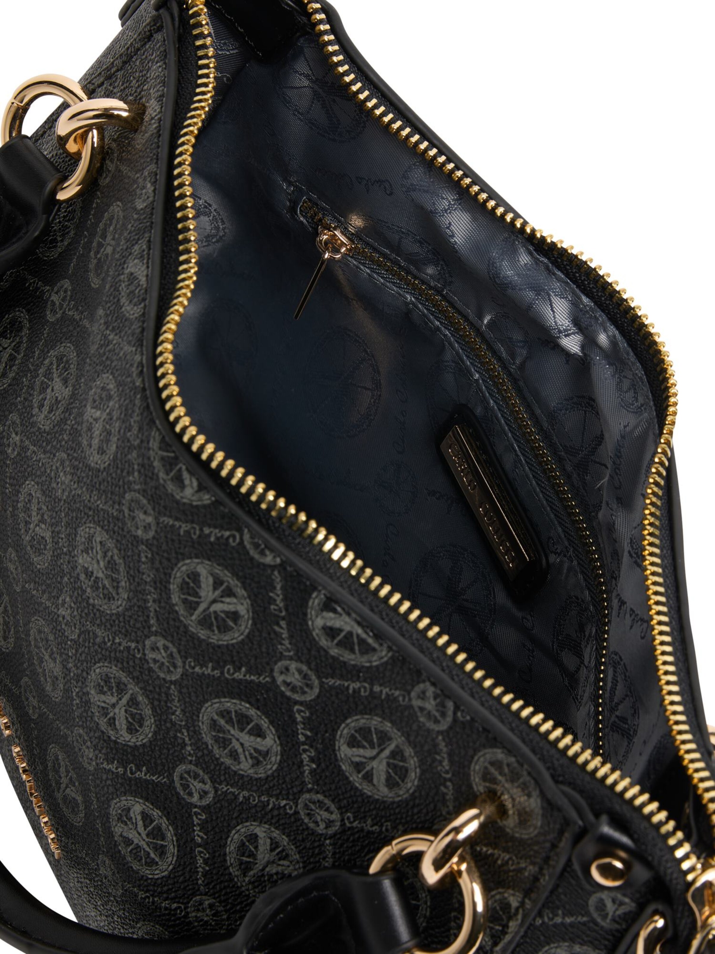 Carlo Colucci Handtas 'DeFilippo' in Zwart