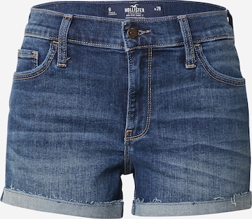 HOLLISTER Slimfit Shorts in Blau: predná strana