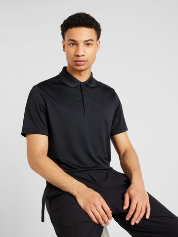 ADIDAS GOLF Performance shirt in Black: front