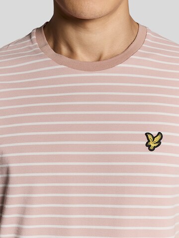 T-Shirt 'Breton' Lyle & Scott en rose