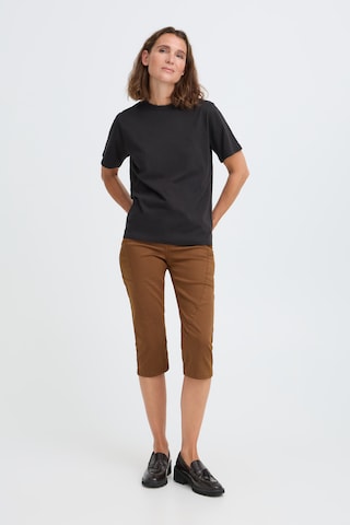 PULZ Jeans - Slimfit Pantalón ' Rosita' en marrón