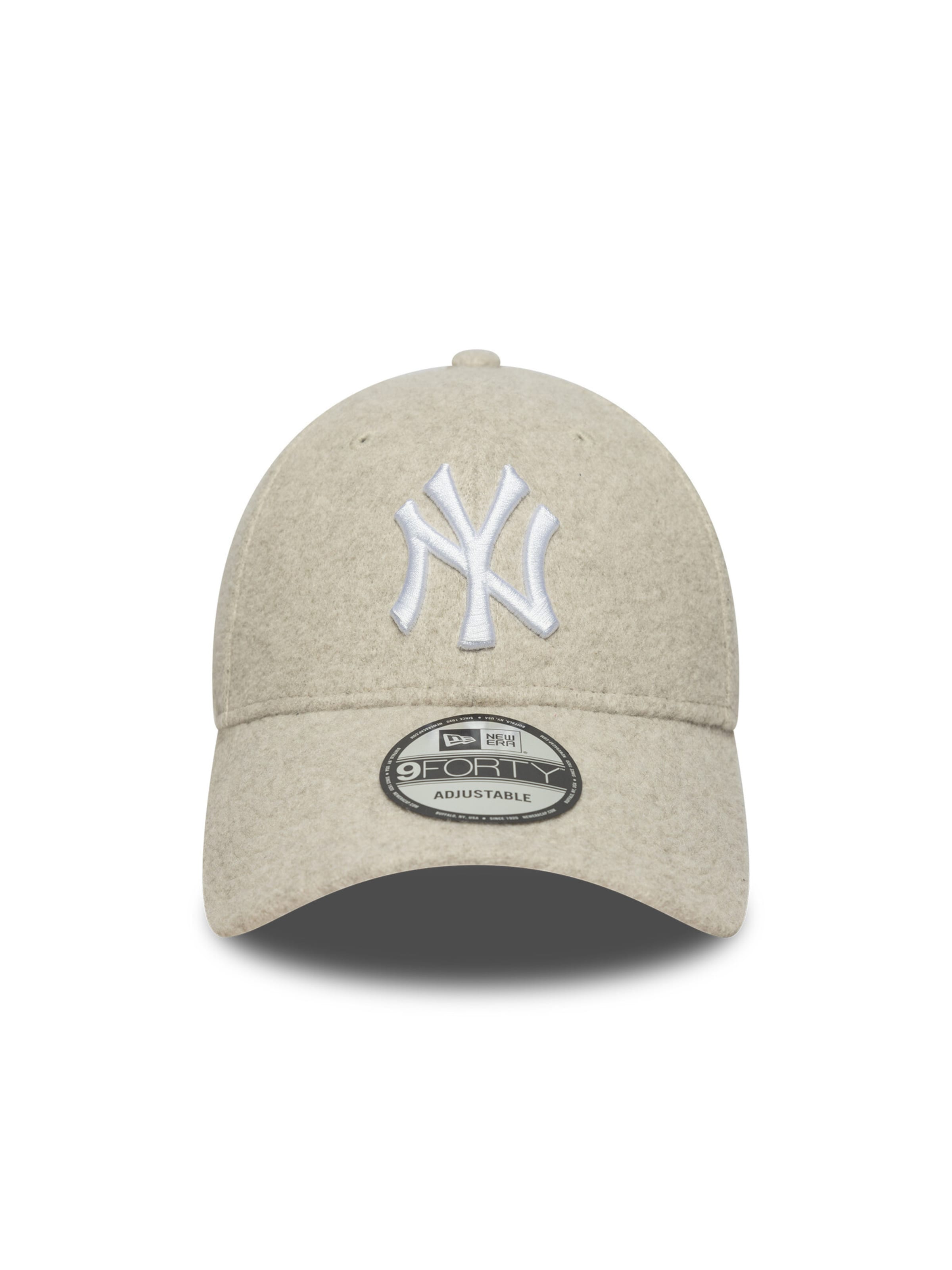 NEW ERA Sportpet '9FORTY New York Yankees MLB Melton' in Beige