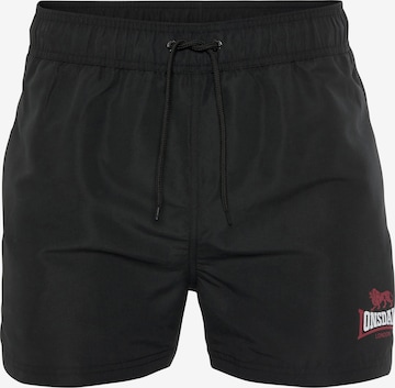 LONSDALE Pants in Black: front